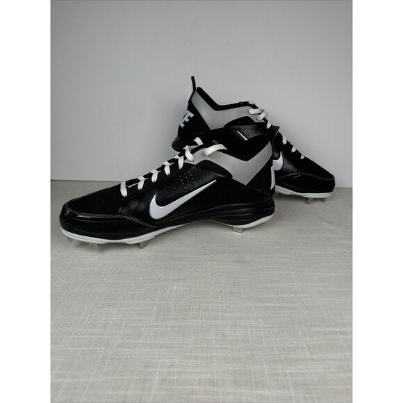 Nike Air 414986-011 Black Baseball Metal Cleats Air Show Elite Men's Size 14 - Picture 3 of 15